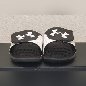 Under Armour Black and White Men's Sandals